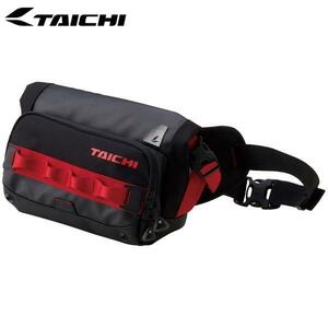 RS TAICHI RSタイチ RSB279 WP ヒップバッグ カラー:BLACK/RED サイズ:5L