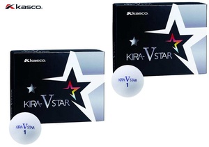 セット販売 ホワイト 2ダースセット キャスコ KIRA V STAR キラVスター ボール