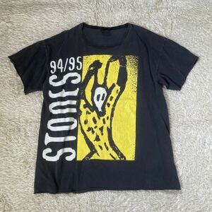 90s The Rolling Stones ローリングストーンズ Tシャツ ロックT バンドT BROCKUM USA製 1994 コピーライトあり Lサイズ ヴィンテージ古着