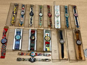 スウォッチ SWATCH 腕時計 当時物 不動品 16点セット　中古品