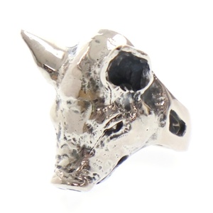 CRAZY PIG クレイジーピッグ PIG HEAD RING SMALL ピッグヘッド リング シルバー 6号