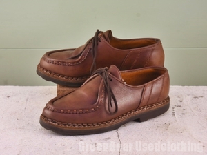 Z197 フランス製 パラブーツ Paraboot ビンテージ メンズシューズ 茶 ブラウン 26cmくらい 