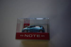 ★新品未開封品　レア限定商品！　日産　NOTE(E12前期型）　ノート（水色）　プルバックカー　　非売品　正規品　全国送料無料！！