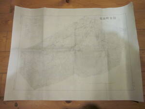 古地図　塩田町全図　2万5千分の1◆昭和４４年◆長野県