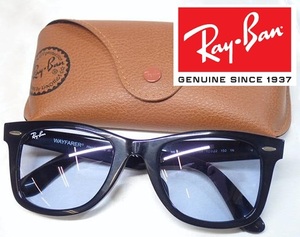 6174[A]ケース付き!!綺麗♪【Ray-Ban◆レイバン】WAYFARER ウェイファーラー/サングラス/カラーレンズ ブルー系/RB2140-F 901/64 52□22