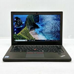 Lenovo ThinkPad X270 Core i5 6300U 2.4GHz 16GB SSD256GB 12.5インチ windows10 バッテリー2基搭載 Libre office付き H12652