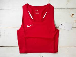 【即決】Nike ナイキ 女子 陸上 クロップトップ レーシングブルマ Red 海外XSサイズ