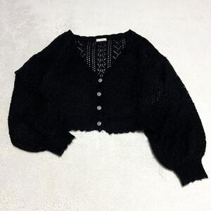 axes femme アクシーズファム　ポエティック　カーディガン　ニット　M