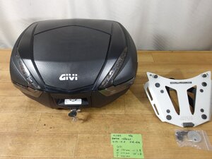 中古程度まずまず　GIVI社製希少モデル モノキー【47L V47NNT】BMW C650GT取外リアボックス　ベース有鍵２個あり傷小　サイズ写真の最後　