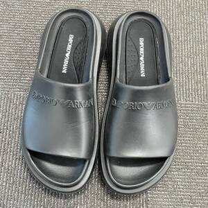 G2105★EMPORIO ARMANI アルマーニ ARMANI サンダル ブラック