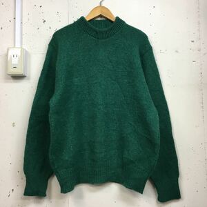 70s 70年代 L.L.Bean ニットセーター 緑 グリーン サイズL vintage ビンテージ 長袖 