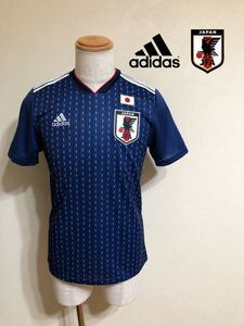 【新品】 adidas JFA JAPAN サッカー アディダス 日本代表 ユニフォーム トップス 2018-2019 (H) サイズM 半袖 侍ブルー CV5638