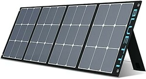 BLUETTI SP200 ソーラーパネル200W 23.5%の高転換率 ETFEソーラーチャージャー 折り畳み式 MC4ケーブル付き 太陽光発電
