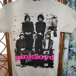 【服飾】 PINK FLOYD バンド Tシャツ ピンクフロイド ファイブマン T シャツ Sサイズ 着丈約70cm 身幅約40cm BIGプリント 当時物 レア