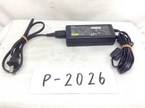 P-2026 NEC 製 ADP-60DB 仕様 19V 3.16A ノートPC用ACアダプター　即決品