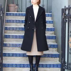 SPORTMAX WOOL CHESTERFIELD COAT MADE IN ITALY/スポーツマックスウールチェスターフィールドコート