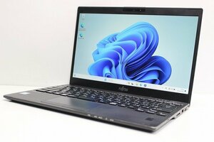 1円スタート ノートパソコン Windows11 富士通 LIFEBOOK U939 軽量 777g 第8世代 Core i5 SSD128GB メモリ8GB WIndows10 13.3 カメラ