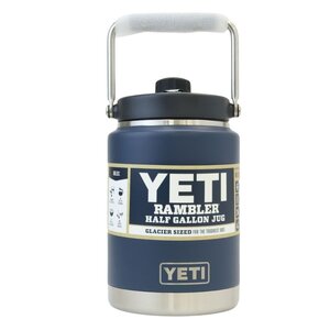 102903k4 提示未使用品 YETI イエティ RAMBLER ハーフガロン ジャグ 1.89 L ネイビー