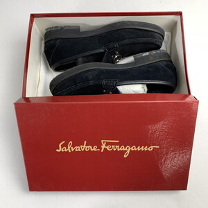 FUZ【現状渡し品】フェラガモ Salvatore Ferragamo ビットローファー サイズ7 1/2 EE〈165-241119-KY-25-FUZ〉