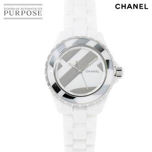 シャネル CHANEL J12 アンタイトル 38mm H5582 世界限定1200本 メンズ 腕時計 ホワイト セラミック オートマ 自動巻き Untitled 90208840