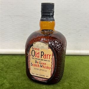 ★☆未開栓 酒/古酒 ボトル ウイスキー Old Parr/オールドパー スコッチウイスキー デラックス 43度 760