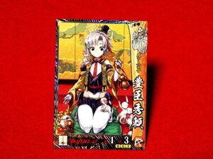 戦国大戦1600　Sengoku Taisen　TradingCard　トレーディング　枠キラカード　トレカ　豊臣秀頼　豊臣080