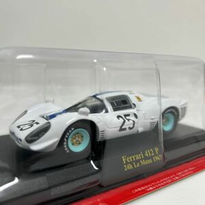 アシェット 公式フェラーリF1コレクション 1/43 #109 Ferrari 412P 24h Le Mans 1967 #25 ルマン24時間レース ミニカー モデルカー