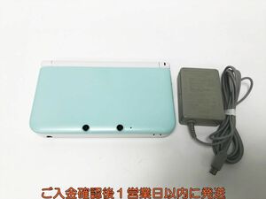 【1円】ニンテンドー3DSLL 本体 ミント/ホワイト 任天堂 SPR-001 初期化/動作確認済 K03-844os/F3