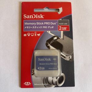 未開封 SanDisk サンディスク メモリースティック 2GB MemoryStick Pro Duo デジカメ デジタルカメラ メモリーカード 新品 未使用