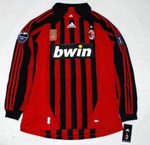 07-08 ACミラン AC Milan(H)＃22 KAKA カカー 長袖 adidas正規 UEFA CL仕様 XXL