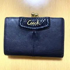 coach 折り畳み財布　がま口