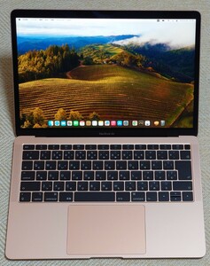 美品 Apple MacBook Air Retina 13-inch 2018 ゴールド　Core/i5/メモリ/8GB/SSD/256GB/バッテリ新品