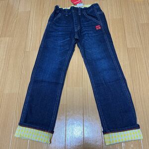 SALE　即決　新品　ミキハウス　ストレッチジーンズ　130