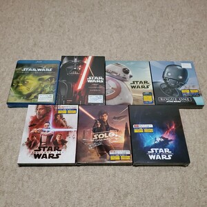 洋画　Blu-ray　STARWARS　スター・ウォーズ　エピソードⅠ~Ⅲ +Ⅶ~Ⅸ+ ローグ・ワン + ハン・ソロ難有　※Ⅳ~ⅥはDVD　セット　新品未開封