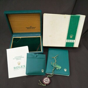 ROLEX 腕時計ケース 空箱 グリーン 赤タグ ロレックス 67.00.3 1603/a