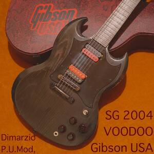 Gibson Voodoo SG 2004 Heavy Aged Dimarzio P.U. Modified