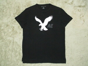 メンズ　AMERICAN EAGLE　アメリカンイーグル　半袖Tシャツ　黒　US/L　（XL）