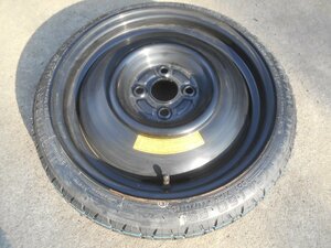 G840 ほぼ未使用 T 105/70D16 1本 スペアタイヤ 105/70-16 105-70-16 DUNLOP SPACE MISER MK3 16インチ鉄ホイール