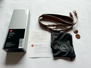 LEICA Q2 純正　ストラップ　レザー　ブラウン　元箱　専用袋付き