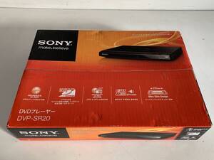 ⑰u904◆SONY ソニー◆DVDプレーヤー DVD PLAYER DVP-SR20 ブラック/黒 映像機器 make.believe 早見再生 遅見再生 コンパクト 未開封 新品