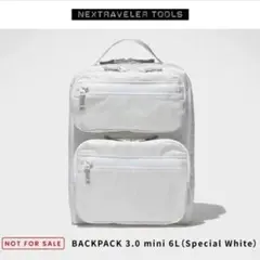 限定BACKPACK 3.0 mini 6L （Special White）