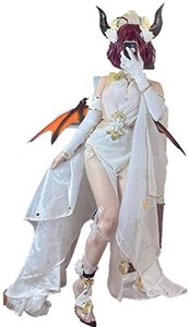 グランブルーファンタジー グレアコスプレ衣装+道具+角風(ウィッグ 靴別売り)