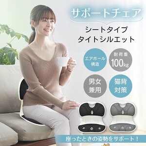 【値上げ対抗セール】送料無料 姿勢サポートチェア 骨盤サポートチェア 猫背改善 腰痛対策 持ち運び簡単 デスクワーク 腰 お尻 sg247