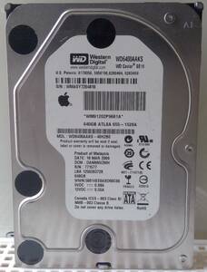 【送料無料】WD6400AAKS-40H2B0_WMASY7204810 【3.5インチHDD】 【640GB】 【Western Digital】 【SATA】