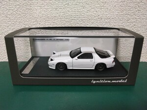 1/43 IGモデル限定 マツダ RX-7 Infini FC3S ホワイト エンジン付