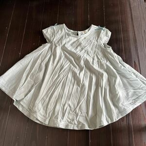 branshes★未使用★150★半袖★トップス★カットソー★Tシャツ★チュニック★ミントグリーン★キッズ★子供服★女の子