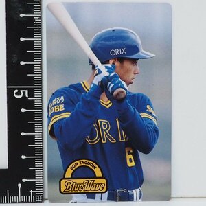 96年カルビー東京スナック プロ野球カードNo.98 レアブロック【田口 壮 外野手 オリックス ブルーウェーブ】平成8年 1996年 当時物おまけ