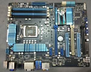 【中古パーツ】BIOS確認のみ、ASUS P8Z68-V マザーボード ＩＯパネル LGA1155 ■MB5137