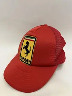 Ferrari vintage トラッカーキャップ レッド