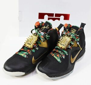 NIKE (ナイキ) LEBRON 9 “WATCH THE THRONE” レブロン 9 “ウォッチ・ザ・スローン” / D09353-001 未使用品 27.5cm □